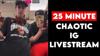 Sydney Colson IG Live after winning Commissioner's Cup game