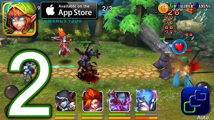 Heroes and Titans: 3D Battle Arena Android iOS Walkthrough - Gameplay Part  1 - Chapter 1 