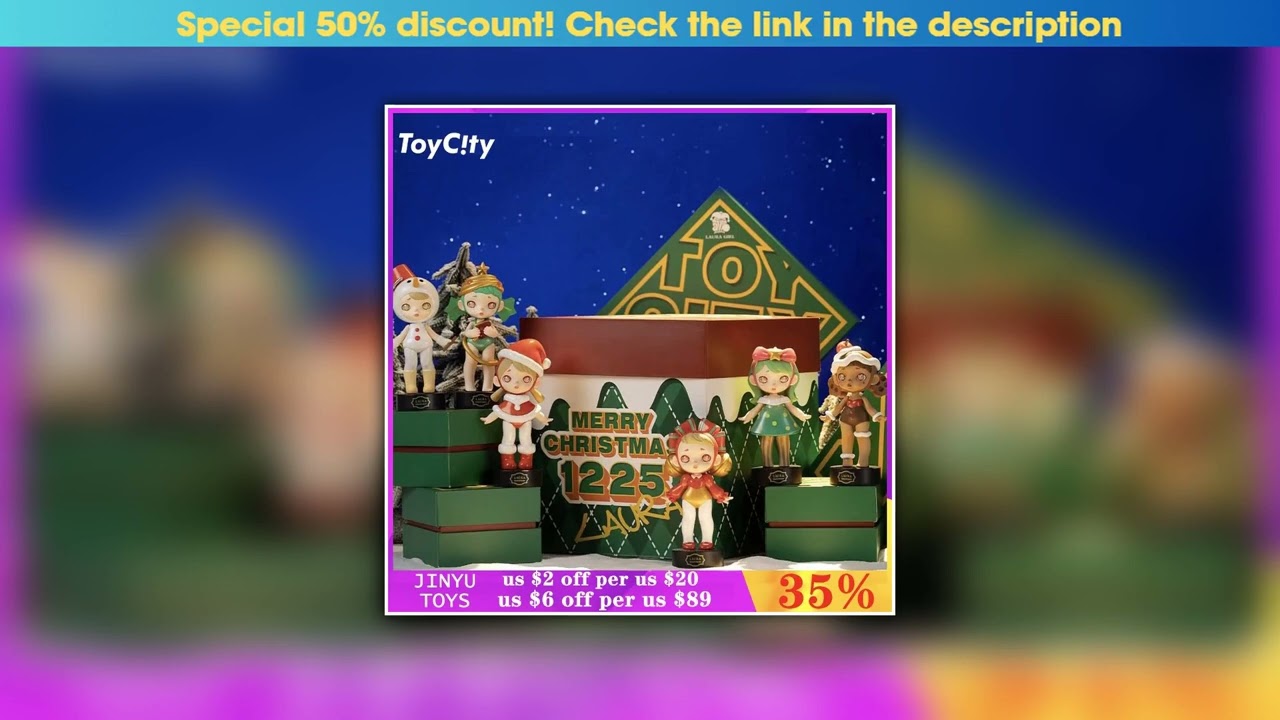 Must Buy Original ToyCity Laura Christmas Limited Edition Series Blind Box Toys Kawaii Anime Action