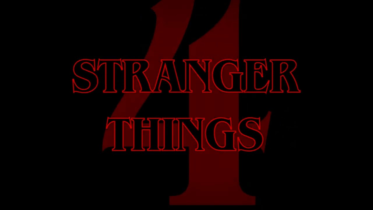Stranger Things Logo Reveal Recreated