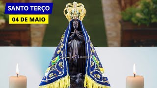 SANTO TERÇO DE APARECIDA HOJE - 04/05/2024 | MISTÉRIOS GOZOSOS | SÁBADO DEDICADO A MARIA SANTÍSSIMA