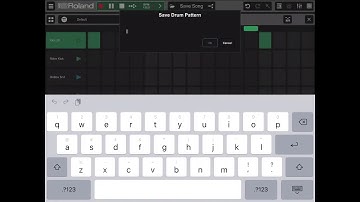 Roland Zenbeats - Tutorial: User Drum patterns