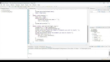 Linked List operations in Java