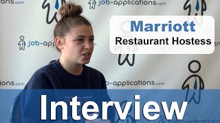 Marriott  Interview  Restaurant Hostess