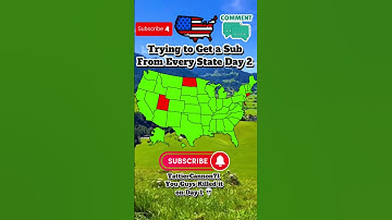 Day 2 of Trying to Get a Sub from Every State | #shorts #map #unitedstates #usa #subscribe #mapping
