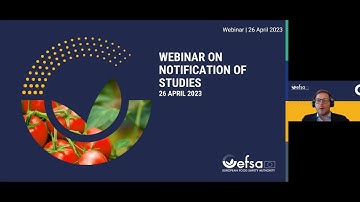 Webinar on Notification of Studies