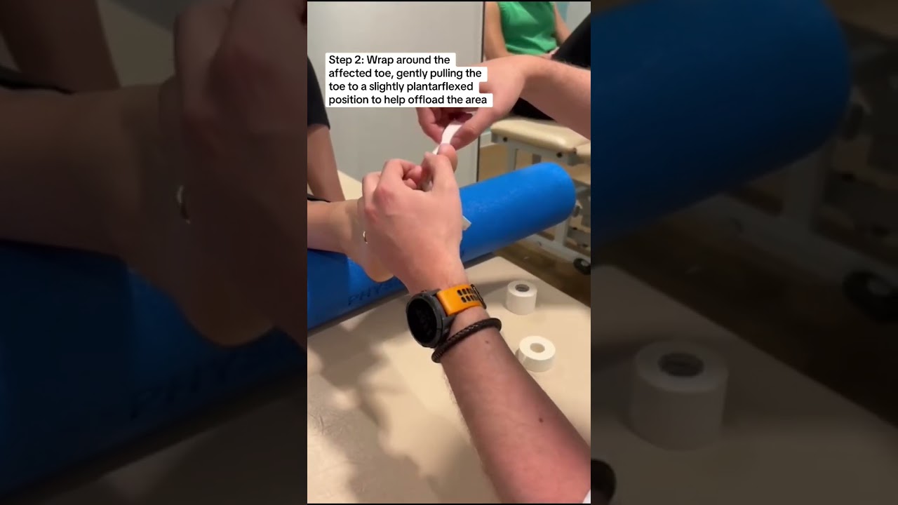 Plantar Plate Taping Tutorial 🦶