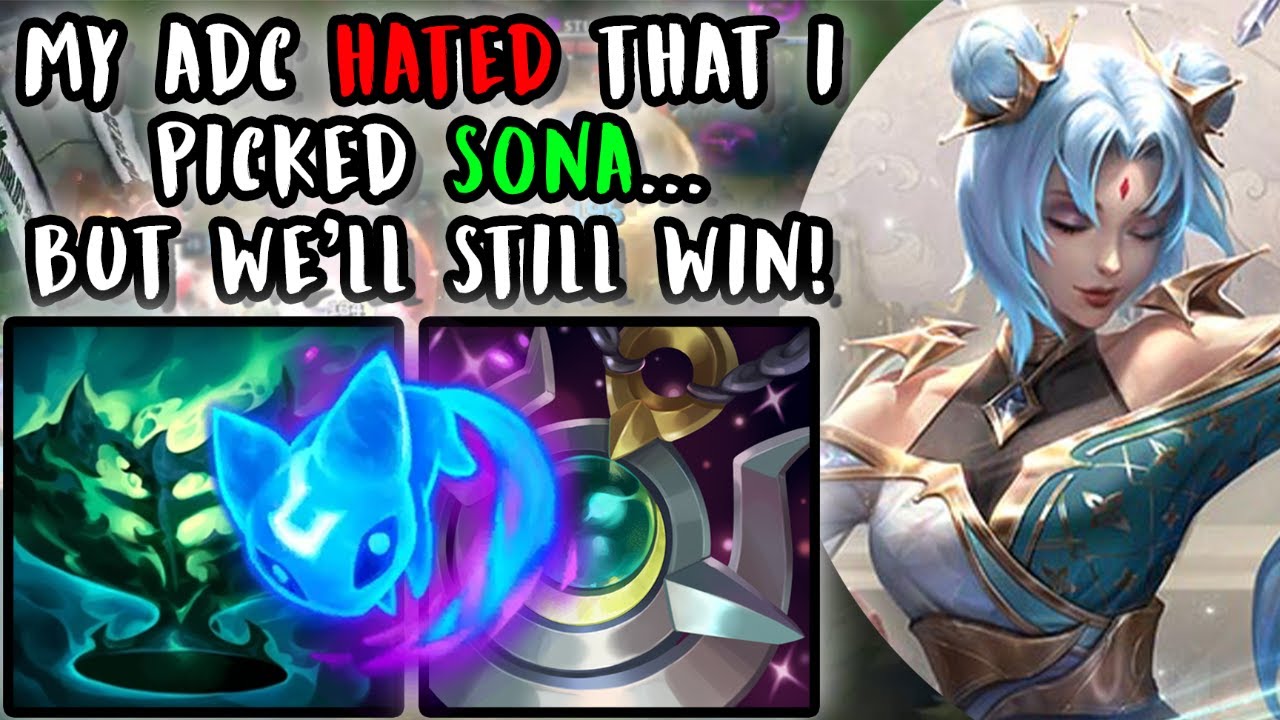 My ADC HATED that I picked Sona... But We'll Still Win! | Diamond Support | Patch 25.21