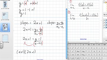 Using Limits to Find Tangents Grade 12 Calculas Lesson 1 4 01:21:12