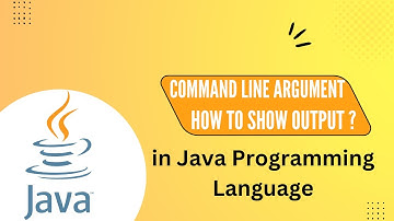 Java Tutorial :  Command Line Argument input in Java | Output in Java | System.out.print