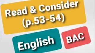 Read & consider (p.53-54)-BAC