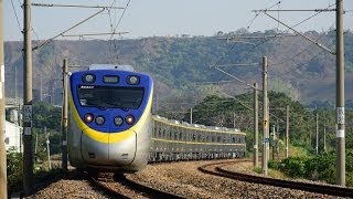 2013/12/05-通勤電聯車EMU800型國產車(807+808)試運轉8790次,大肚溪橋北(貨櫃場)通過.
