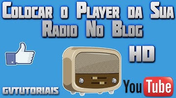 Como Colocar o Player da sua radio no Blog ou Site  #2