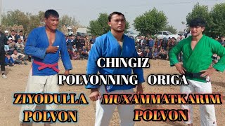 BUGUN MUZROBOTDA KATTA KURASH MUXAMMATKARIM ZIYO POLVON