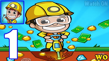 Idle Miner Tycoon: Gold Games - Gameplay Walktrough Part 1