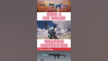 *NEW* MYTHIC KRIG 6 ICE DRAKE | WEAPON INSPECTION 🔥🔥🔥 #CODM #FYP #MYTHIC #SHORT #VIRAL