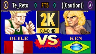 Street Fighter II: Champion Edition - Te_Reto VS ((Caution)) - FT5