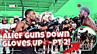 ALIEF GUNS DOWN GLOVES UP 🔥 (BOXING IN THE HOOD) 🥊 PART 2
