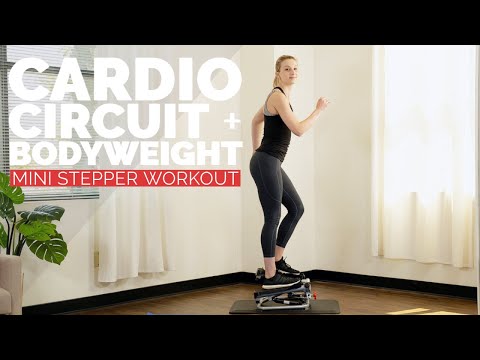 45 Minute Mini Stepper Cardio Circuit + Bodyweight Workouts