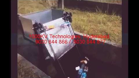 KM141 Drain scrap collector | AUTOMATIC SEWAGE CLEANING project | 1000KV Technologies
