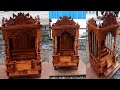 balcony wala Pooja Mandir design | devghar teak wood | new design balcony mandir