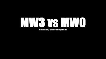 Mechwarrior 3 versus Mechwarrior online