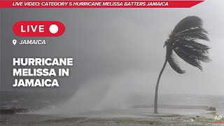 LIVE CAMERA IN JAMAICA: Hurricane Melissa makes landfall as Category 5 storm