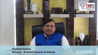Ar. Prashant Sutaria talking about Innovation in Construction & Housing