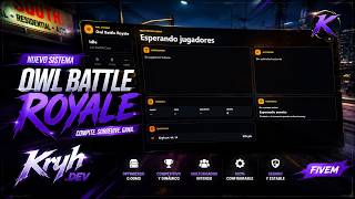 🔥 FiveM Battle Royale 2026 | Sistema Premium para Qbox | Kryh Dev