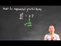Differential Equation - Exponential Growth/Decay