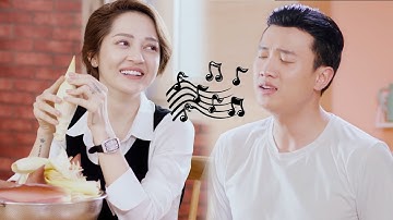 Quốc Trường vừa nấu ăn, vừa hát tặng Bảo Anh cực tình càm #stayhome #withme