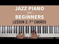 Jazz piano for beginners  chords lesson 2