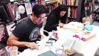 24 Hour Comic Day at Tate's Comics