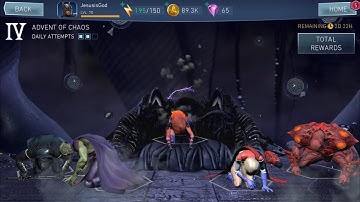 BOSS STARFIRE DEFEATED + REWARDS - Advent Of Chaos - Solo Raids - Injustice 2 Mobile
