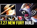 7.27 New Battle Fury Build! 200 Gold Cheaper Update 100% Dominate God Ursa Top Immortal Rank Dota 2