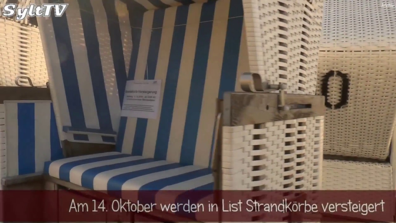 Strandkorbversteigerung in List auf Sylt