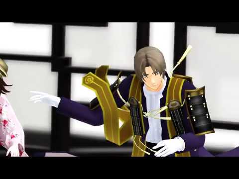 【刀艦乱舞】浴衣神通と長谷部で『袖触れ合うも他生の縁』【ＭＭＤ】