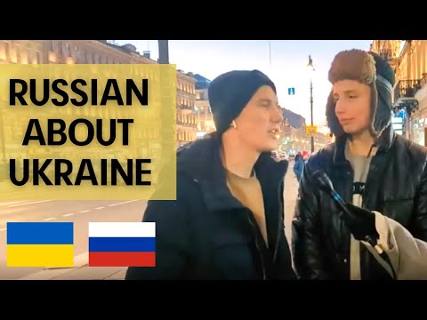 Russians about Ukraine! What Russian People Say About War in St.  Petersburg? Part 1