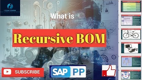 Day 30 - Recursive BOM | What is Recursive BOM in SAP
