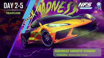 NFS No Limits | Flashback Special Event Utter Madness Day 2-5 | Chevrolet Corvette Stingray