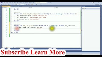 vb net Full School Management Project part 9