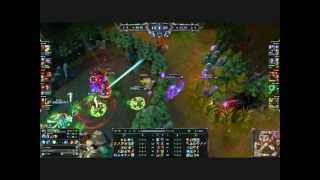 Skarner stealing Baron + Tresh being helpful