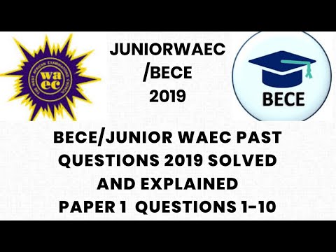 2020BECE. BECE PAST