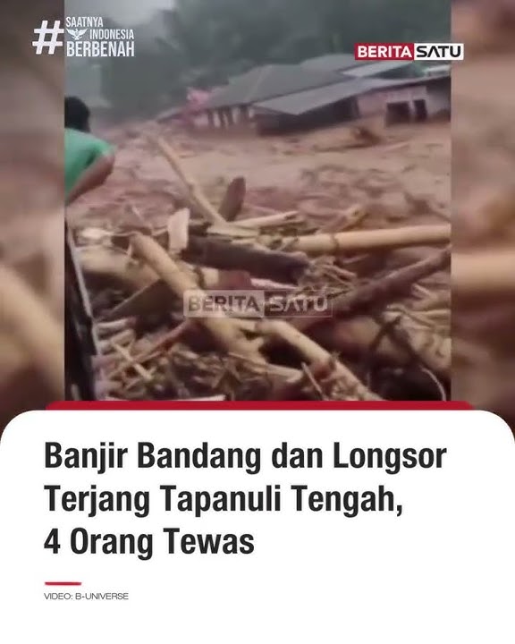 Banjir Bandang dan Tanah Longsor Landa Tapanuli Tengah dan Sibolga #beritasatu