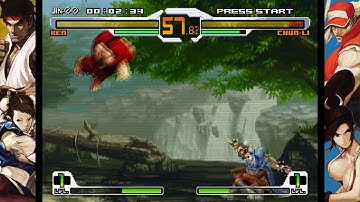 SNK VS. CAPCOM SVC CHAOS Violent Ken vs Chun-li