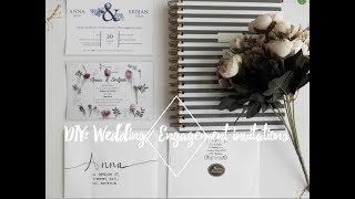 DIY: Wedding and engagement invitations