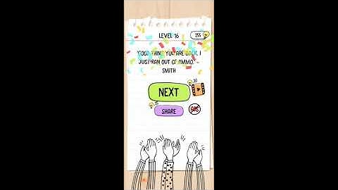 Brain Test 2 Smith and Joe Part 2 Level 16 Joe must reach to Smith Walkthrough