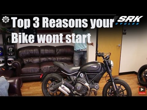 Video: Hvad får en motorcykel til ikke at starte?