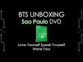 BTS Unboxing - Sao Paulo BTS World Tour Love Yourself Speak Yourself DVD