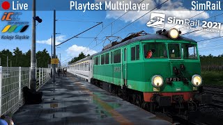 [🔴LIVE] SimRail | Playtest'y Multiplayer'a i Singleplayer'a 🚆🎫 #simrail #live
